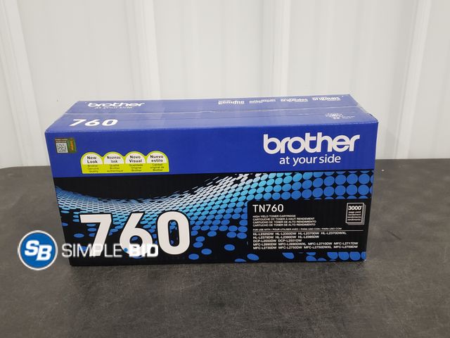 Lot 58-29960 - Brother TN760 High Yield Toner Cartridge