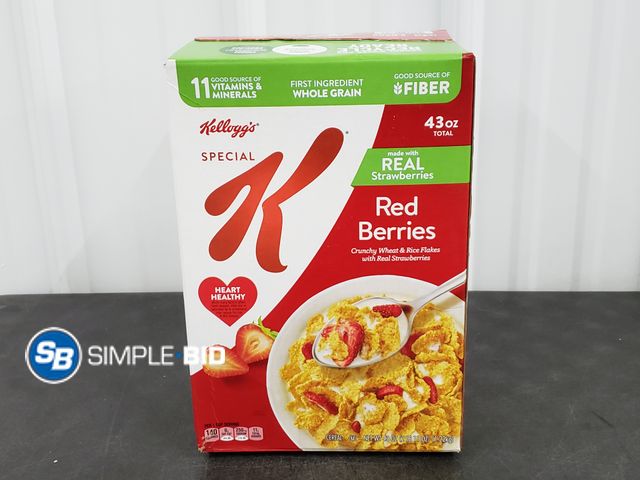 Lot 58-30677 - Kellogg's SPECIAL K Red Berries Cereal - 2 bags - unopened