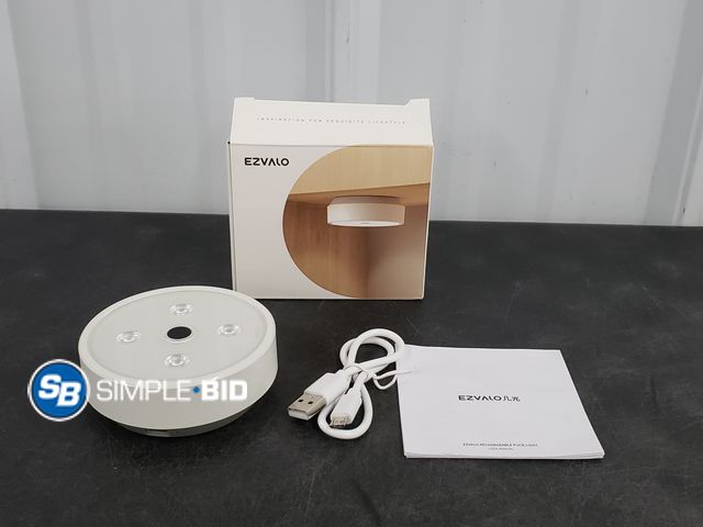 Lot 58-50768 - New EZVALO Motion Sensor Closet Light puck, 1200mAh USB-C Rechargeable LED Puck Light, Under Cabinet...