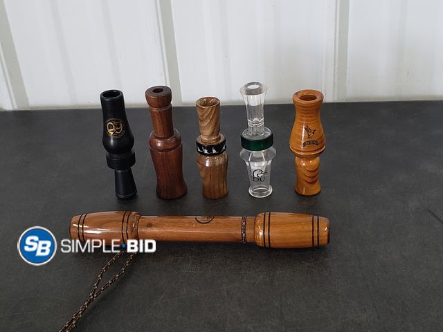 Lot 58-83452 - Lot of (6) Various Duck Calls