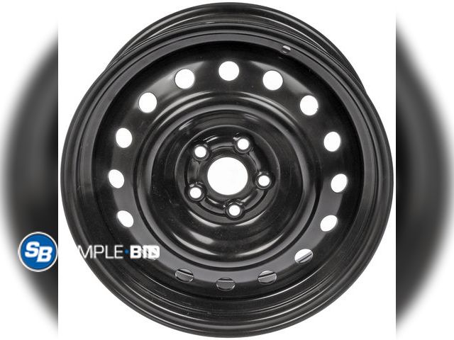 Lot 58-60550 - New Dorman 939-174 Steel 16" Wheel Rim 16 x 6.5-inch 5-Lug Black, for Specific Pontiac / Toyota Mode...