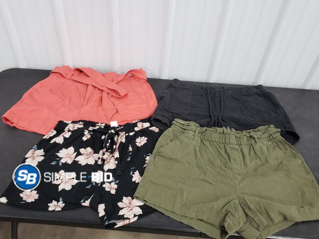 Lot 58-77589 - Lot of (4) Women's Shorts - Size L/14