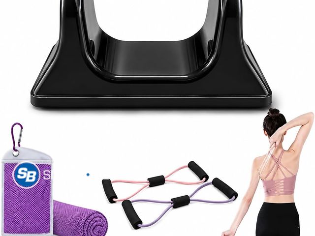 Lot 58-78256 - New Psoas Release Tool Massager with Towel and Resistance Bands, Deep Tissue Hip Massager Flexor Str...