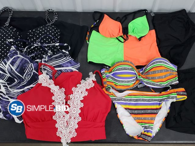 Lot 58-60455 - Lot of Women's SWIMSUITS - variety of styles - mostly XXL - light use - in good condition