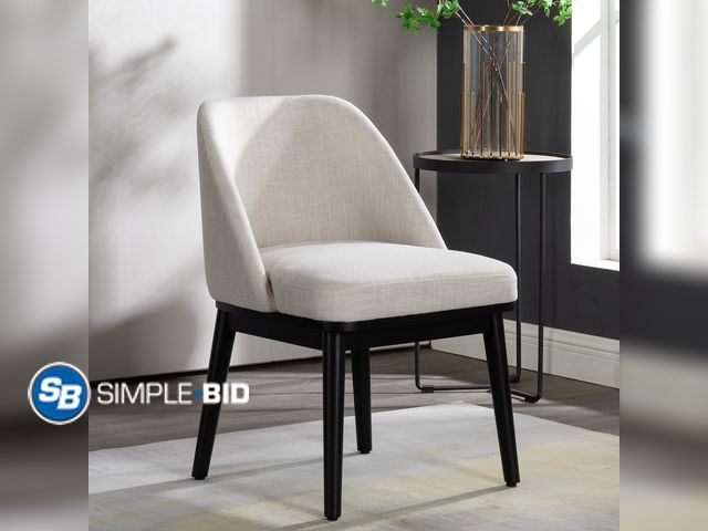 Lot 58-62572 - New Better Homes &amp; Gardens Springwood Dining Chair, Charcoal Finish