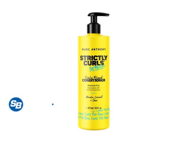 Lot 58-37378 - Marc Anthony Strictly Curls 3x Moisture Triple Blend Conditioner, 16 oz (Pump) - appears unused