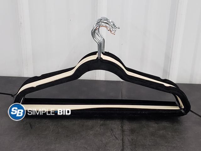 Lot 58-74585 - Lot of (20) Velvet Hangers - in good condition - variety of Colors