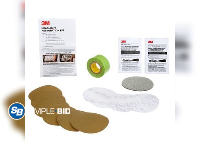 Lot 58-29583 - New 3M Bulk Headlight Kit, 3918, 39182