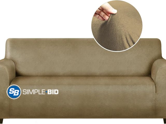 Lot 58-40166 - New molasofa Sofa Covers - Couch Cover for Leather Couch, Soft and Washable Sofa Covers with Leather...
