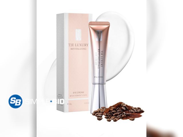 Lot 58-50594 - New TJE Caffeine Eye Cream, Under Eyes Cream with Hyaluronic Acid &amp; Vitamin E, Under eye Treatme...