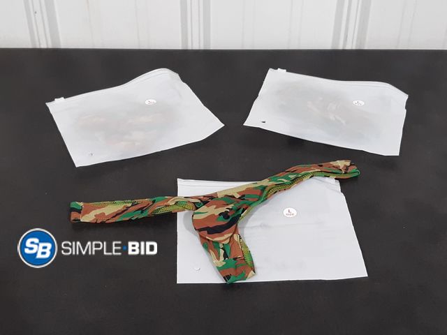 Lot 58-34244 - Lot of (3) Men's Camouflage Thong Underwear - Size Large