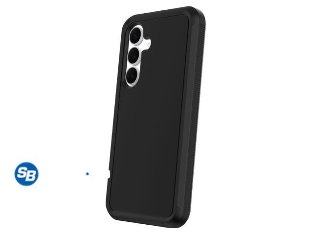 Lot 58-58166 - New onn Rugged Phone Case for Samsung Galaxy S25 FE - Black