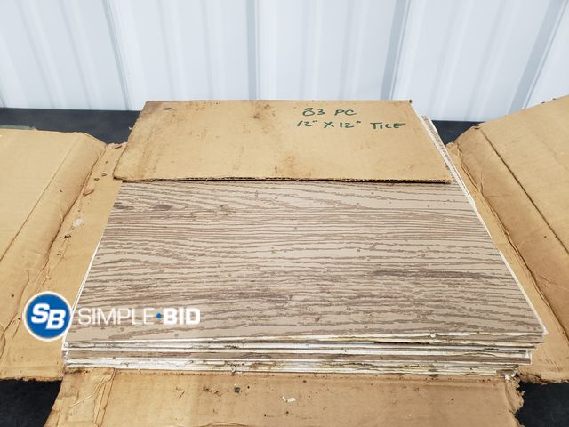 Lot 58-74199 - Lot of (2) Boxes of Tile - 12 x 12 - 83 Pieces