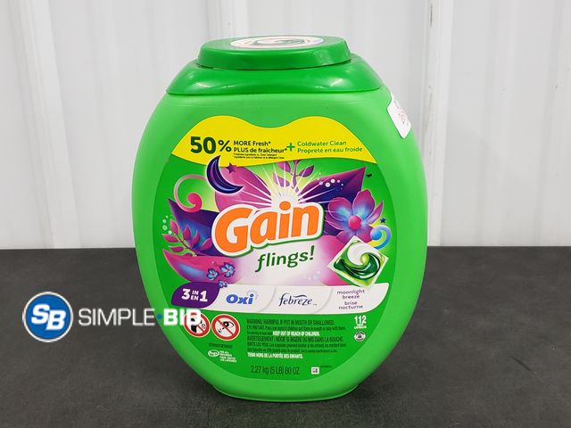 Lot 58-54351 - GAIN! Flings 3 in 1 laundry pods