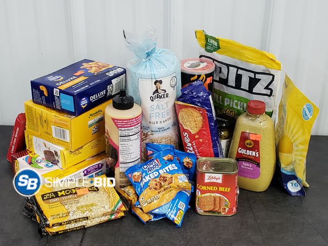 Lot 58-67905 - FOOD LOT! Lot of Various Foods - unopened - expired