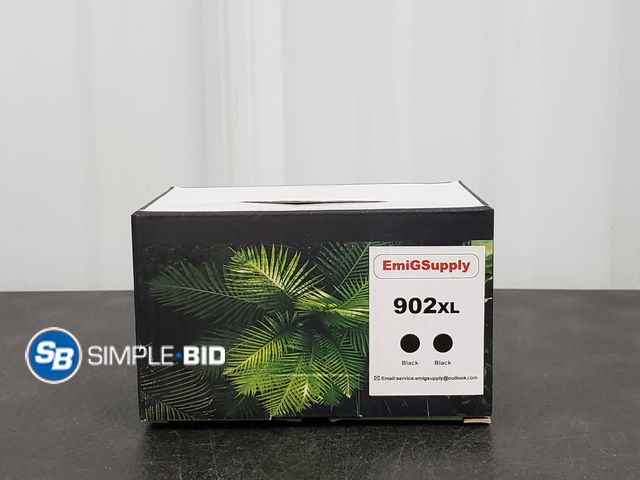 Lot 58-53665 - EmiGSupply - HP 902XL Replacement Ink Cartridges (2) Pack