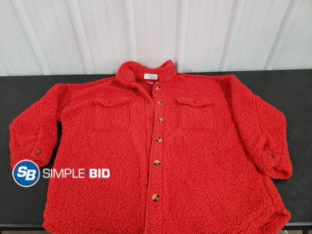 Lot 58-56781 - Women's Red Fuzzy Jacket - Size 4x