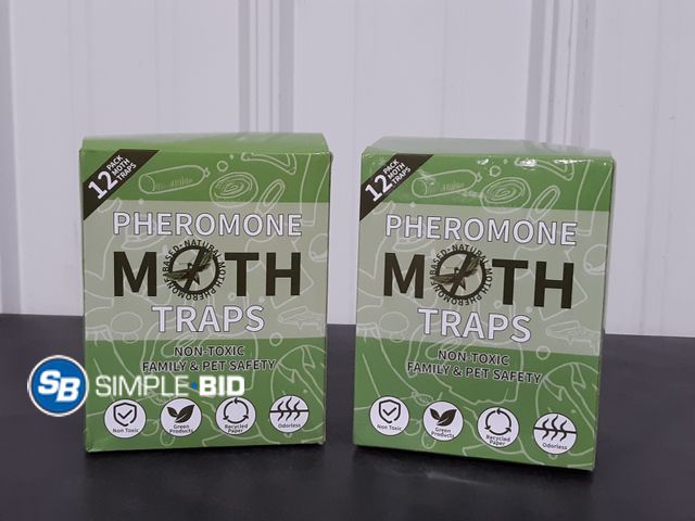 Lot 58-27276 - Lot of (2) New Boxes of Moth Traps - each box has 12 pack - total of 24