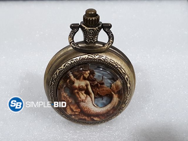 Lot 58-17876 - Small Mermaid Pocket Watch