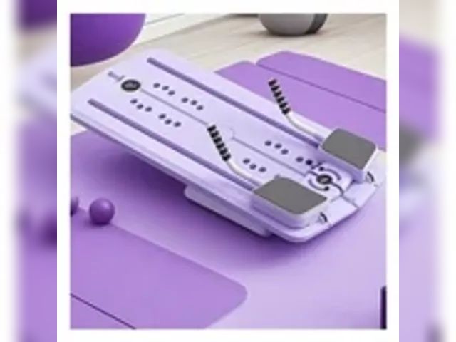 Lot 58-60813 - New Abdominal Trainer Home Gym - Foldable Pilates Board for Core Strength, Purple PP Exercise Equipm...