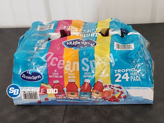 Lot 58-68209 - Lot of (21) Ocean Spray Assorted Juices