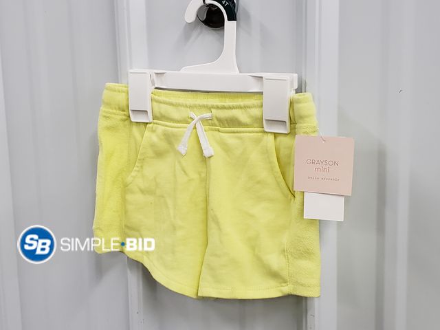 Lot 58-50441 - Lot of (12) New Grayson Mini Toddler Shorts - SIZE 4T