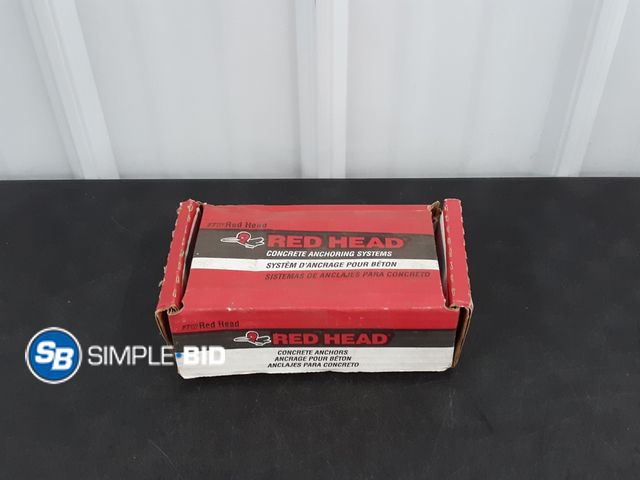 Lot 58-33704 - Red Head WS-3454 10-Pack Trubolt Carbon Steel Wedge Anchor - 3/4" by 5-1/2"