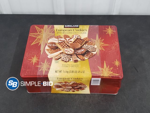 Lot 58-51119 - Kirkland European Cookies with Belgian Chocolate - unopened