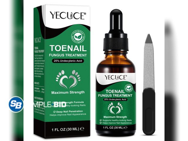 Lot 58-53503 - Lot of (2) New YECUCE 30ml Toenail Fungus Treatment Extra Strength Best Nail Fungus Treatment for Fi...