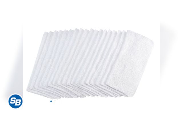 Lot 58-51472 - New Mainstays 18-Pack Washcloth Bundle, White