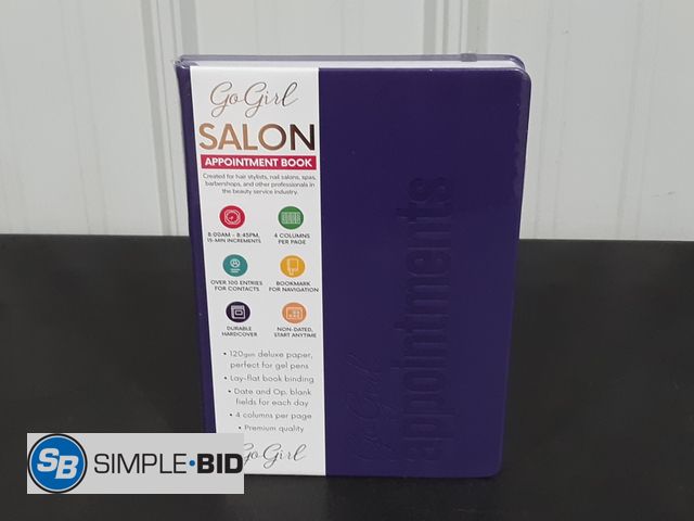 Lot 58-20861 - Go Girl Salon Appointment Book - 7" x 10"