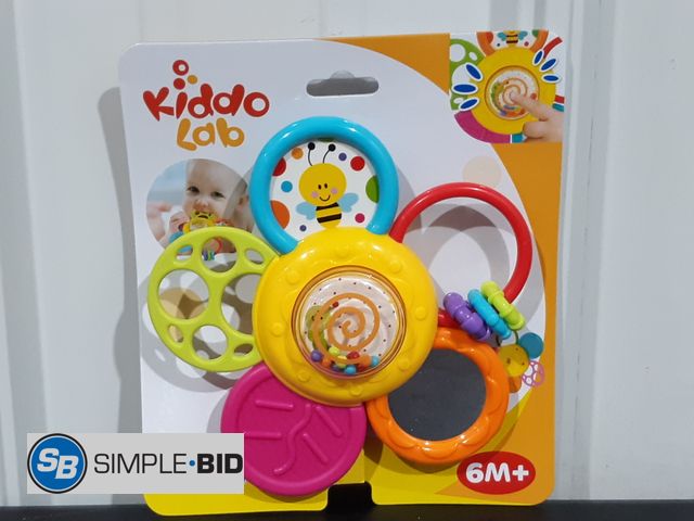 Lot 58-20867 - Kiddo Lam Spin &amp; Rattle Teething Toy - 6M+ - Appears Unused