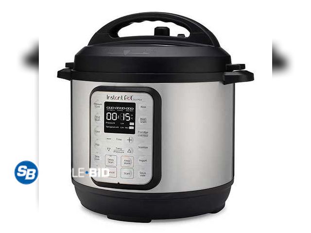 Lot 58-31898 - Instant Pot Duo Plus 6-quart Multi-Use Pressure Cooker, V3 - appears unused in box
