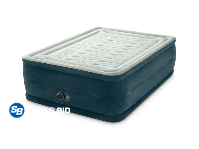 Lot 58-50952 - Intex 24" Full Dream Lux Pillow Top Dura-Beam Airbed Mattress with Built-in Pump - appears unused