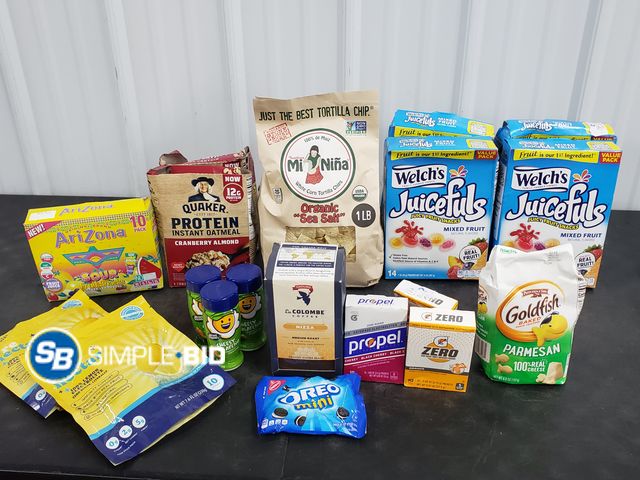Lot 58-80700 - FOOD LOT! Lot of Various Foods - unopened - expired