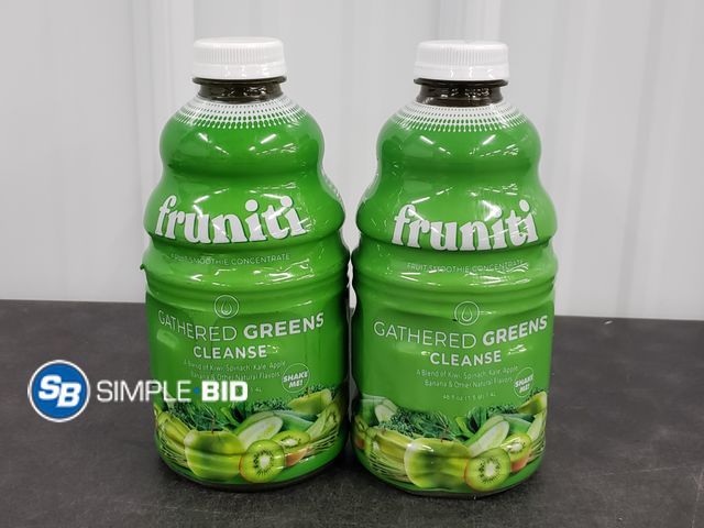 Lot 58-29733 - Lot of (2) Fruniti Gathered Greens Cleanse - unopened