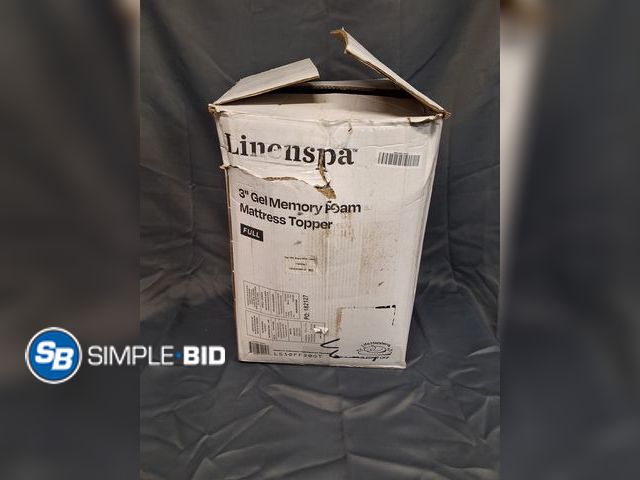 Lot 58-55710 - LineSpa 3" Memory Foam Mattress Topper - Full Size