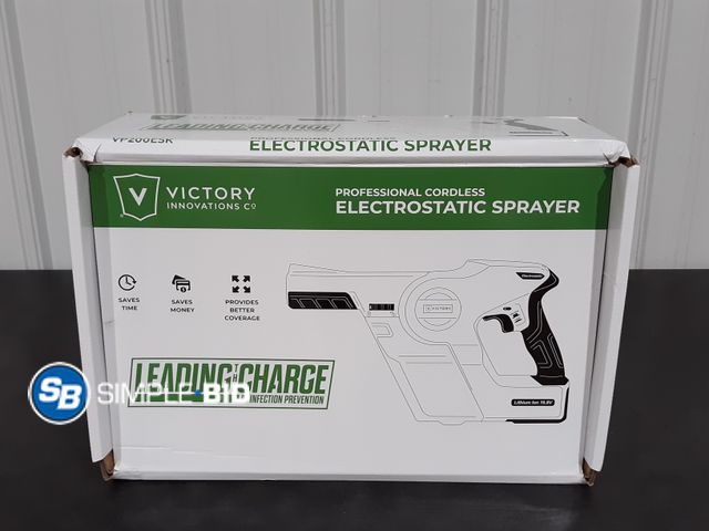 Lot 58-34415 - Victory Innovations Co - Professional Cordless Electrostatic Sprayer