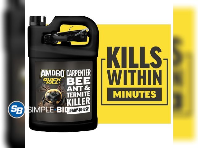Lot 58-28416 - New Amdro Quick Kill Carpenter Bee, Ant &amp; Termite Killer Trigger Sprayer, 1 Gallon Liquid