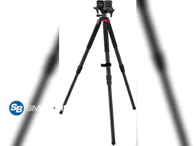 Lot 58-32004 - New Tripod Carbon Fiber Tripod Rest - Sturdy Frame, Lightweight, Adjustable Legs, Hands-Free Operati...