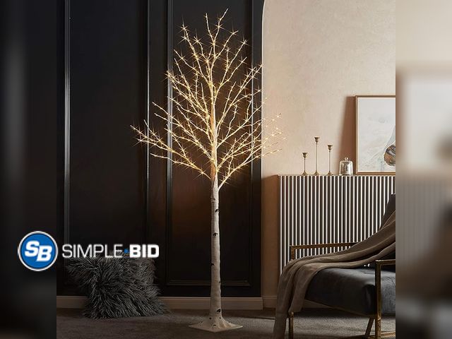 Lot 58-31954 - LITBLOOM Lighted Twig Birch Tree with Fairy Lights 6FT 330 LED for Indoor Outdoor Home and Christmas...