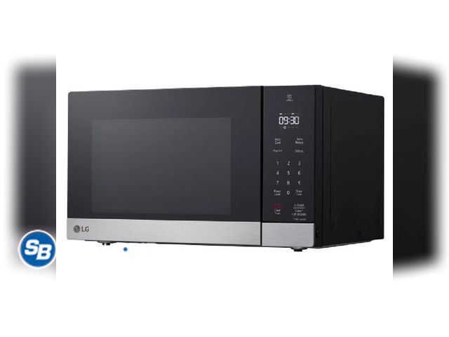 Lot 58-34656 - LG 18 Inch Wide 0.9 Cu. Ft. 1000 Watt Countertop Microwave with EasyClean Interior and Smart Inverte...
