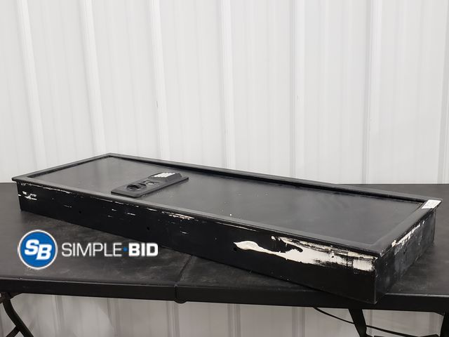 Lot 58-59695 - Metal Wall Safe - light use - could not get open - approx. 44" x 15"