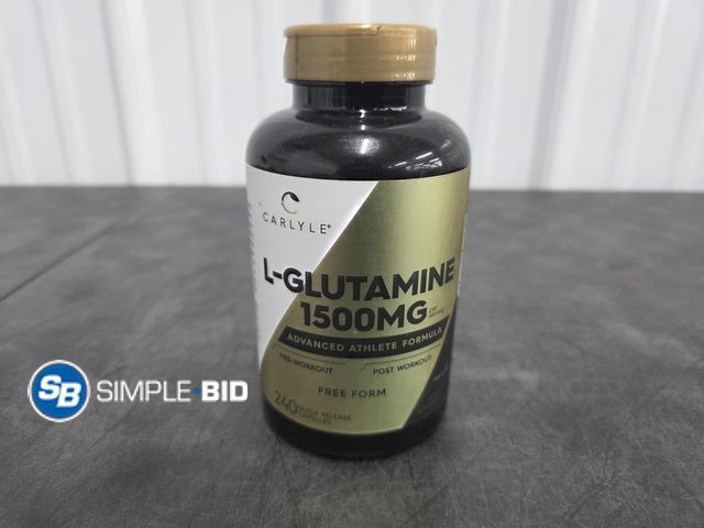 Lot 58-71312 - Carlyle - L Glutamin 1500MG - 240 Capsules