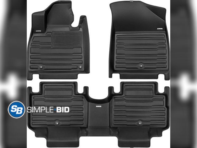 Lot 58-59439 - New BMW 5-Series Gas 2024-2026 Models - Custom Car Mats - Maximum Coverage, All Weather, Laser Measu...