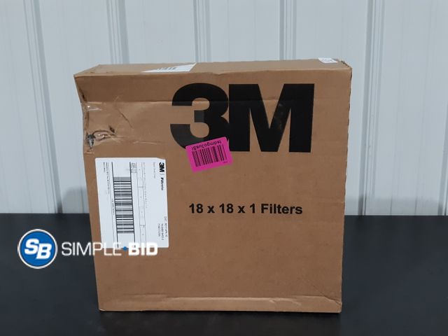 Lot 58-17917 - Lot of (6) New Filttete filters 18x18x1