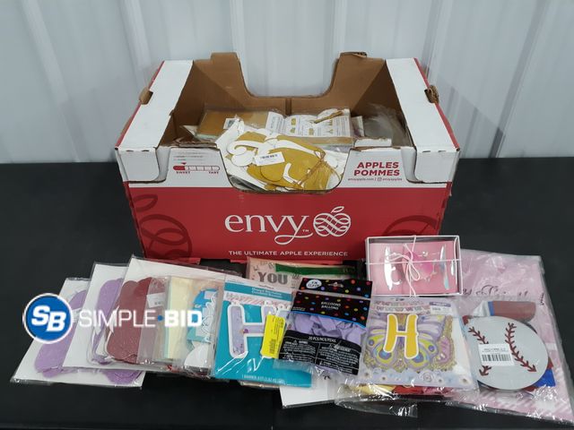 Lot 58-60477 - Large Lot of PARTY supplies including banners, balloons, and much more