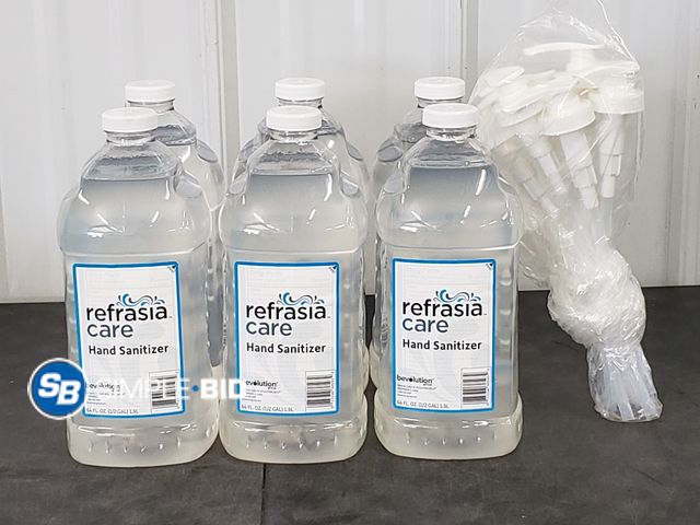 Lot 58-69439 - Lot of (6) Bottles of Hand Sanatizer