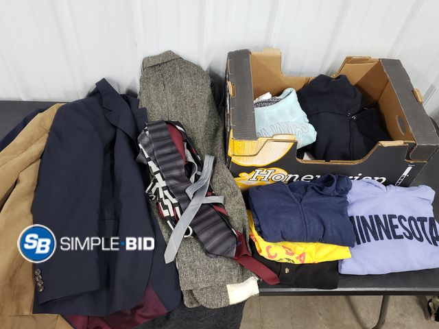 Lot 58-63672 - CLOTHING! Lot of Men, Women, Clothing - variety of styles and sizes - used but in good condition