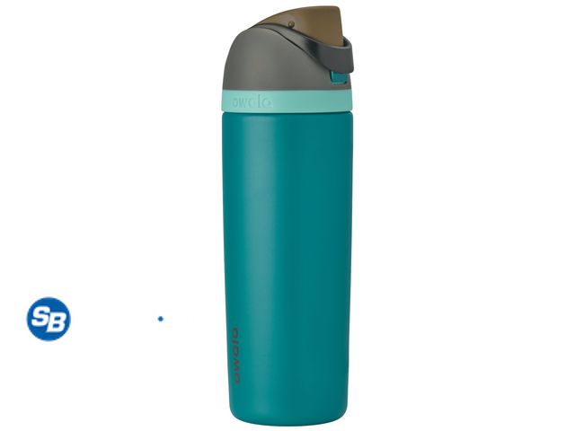 Lot 58-27138 - New Owala FreeSip Insulated Stainless Steel Water Bottle with Straw and Carry Handle, 19 Ounce, Trop...